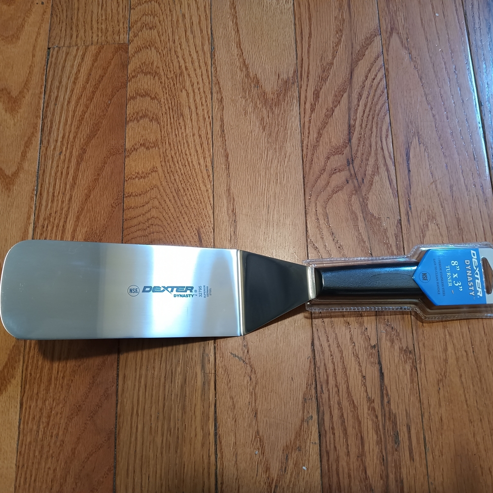 Dexter Stainless Steel Spatula with Black Handle